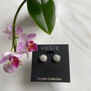 Vieste, crystal stud earrings